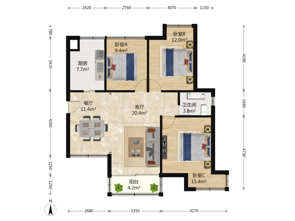上海保利海上五月花二手房房源图片