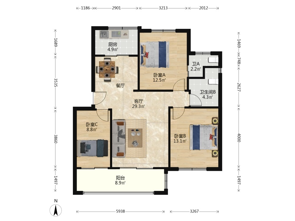 上海保利海上五月花二手房房源图片