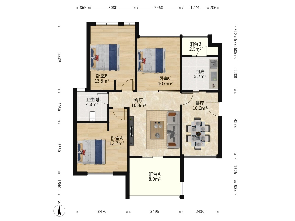 上海保利海上五月花二手房房源图片