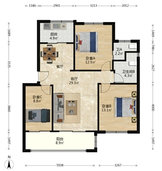 上海保利海上五月花(公寓住宅)二手房房源图片