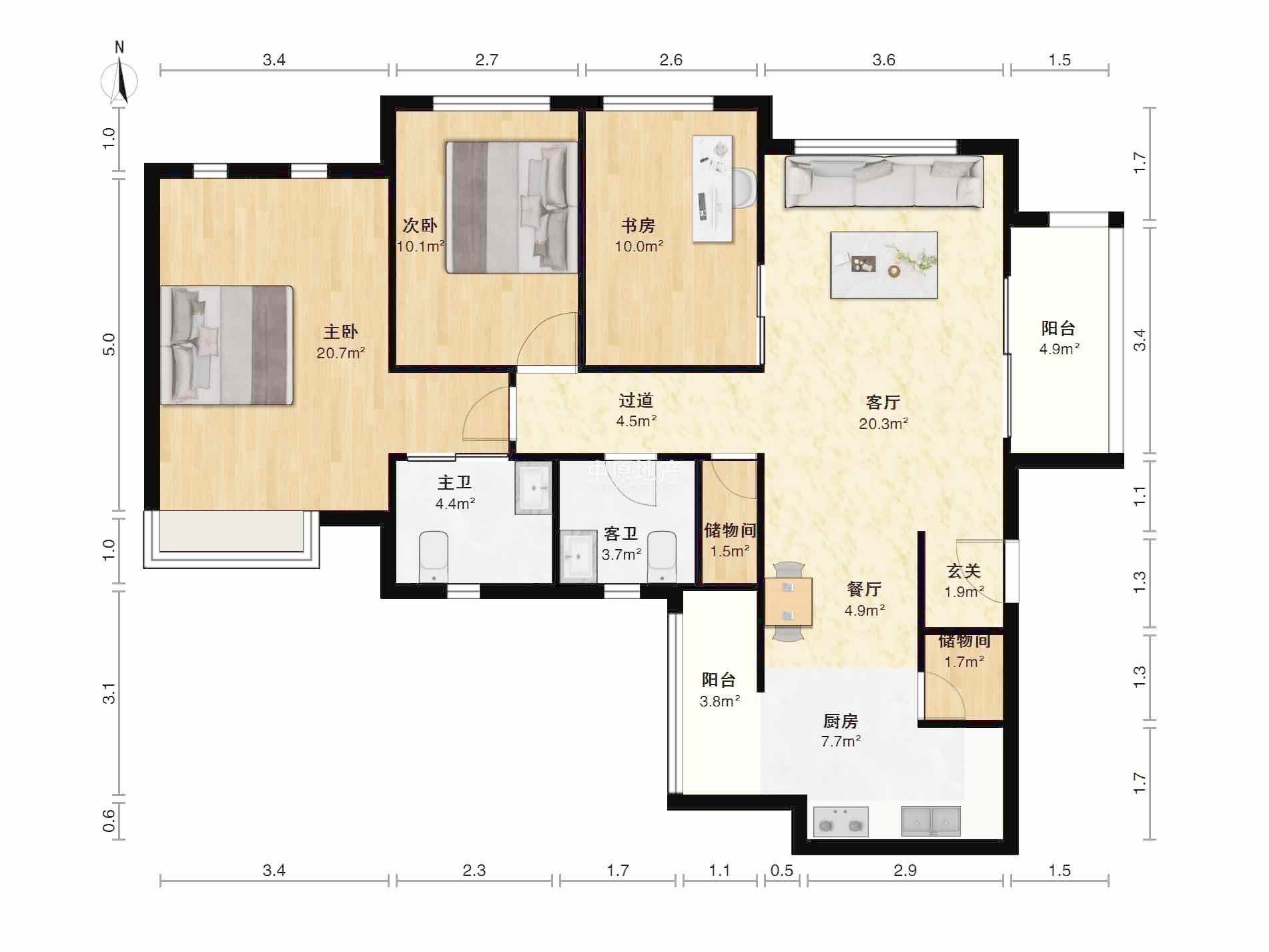 上海东方剑桥御庭苑二手房房源图片