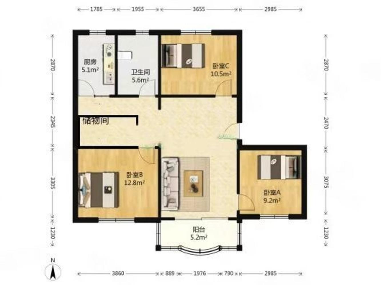 上海华昌小区二手房房源图片