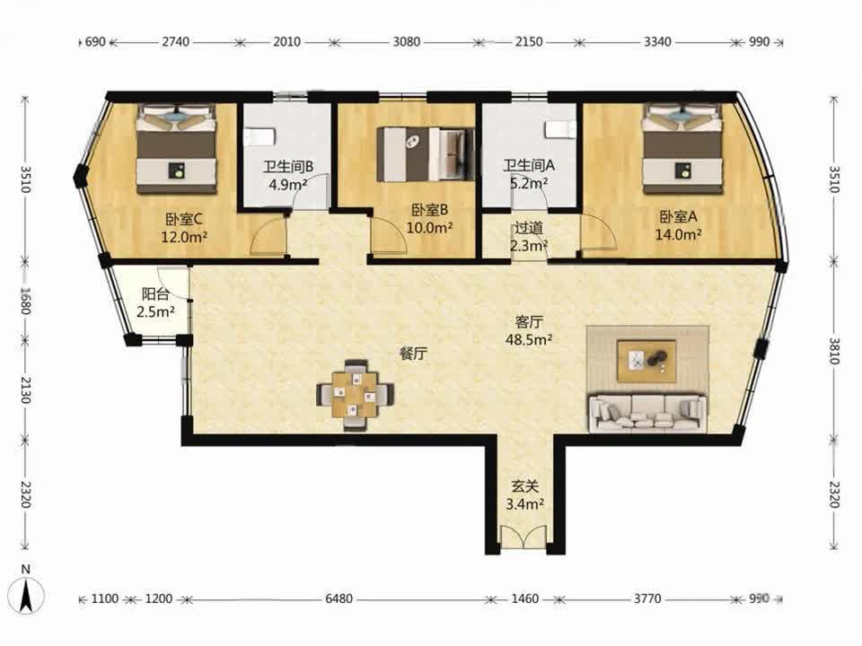 上海福海公寓二手房房源图片