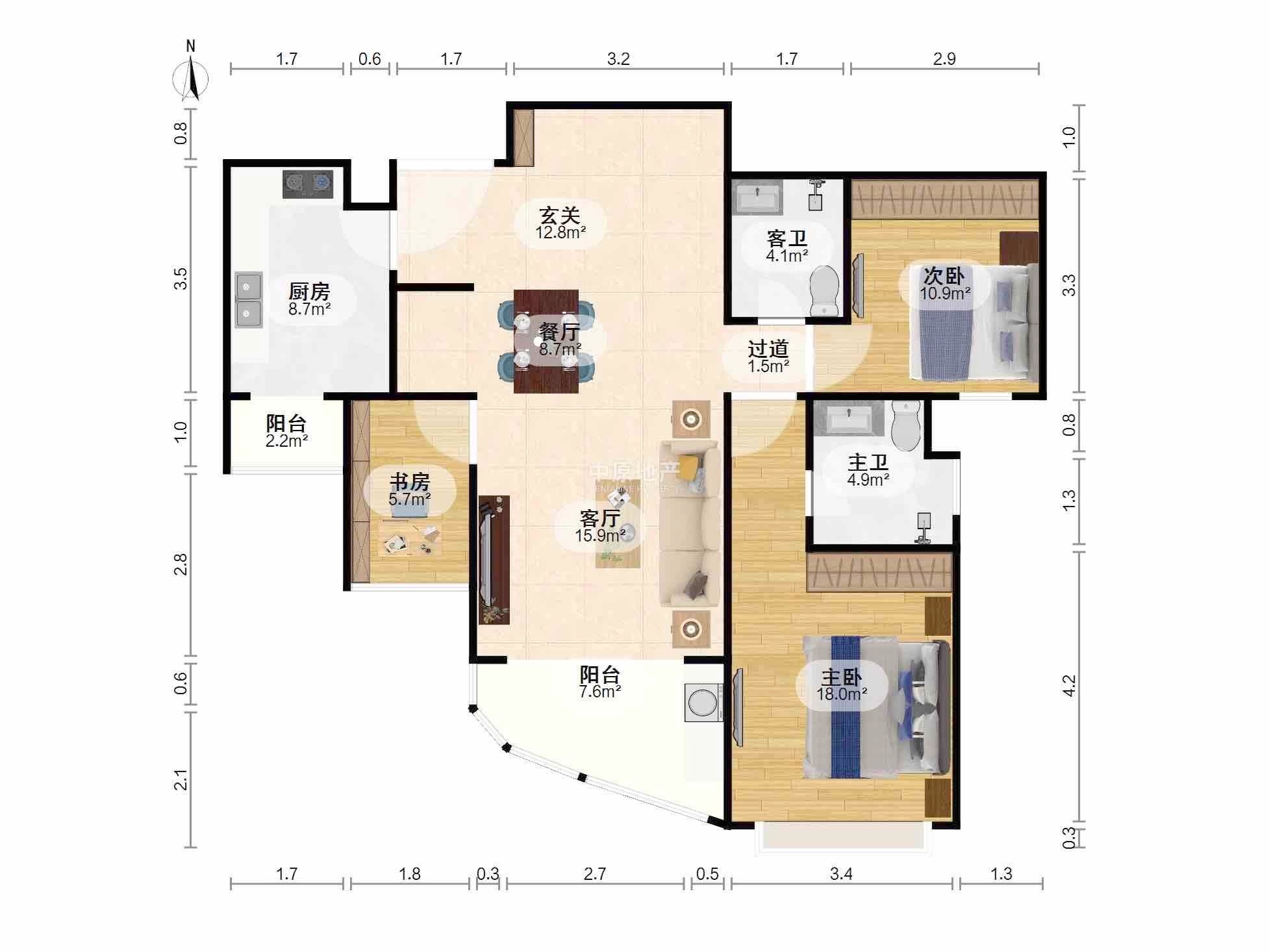 上海静安枫景苑二手房房源图片