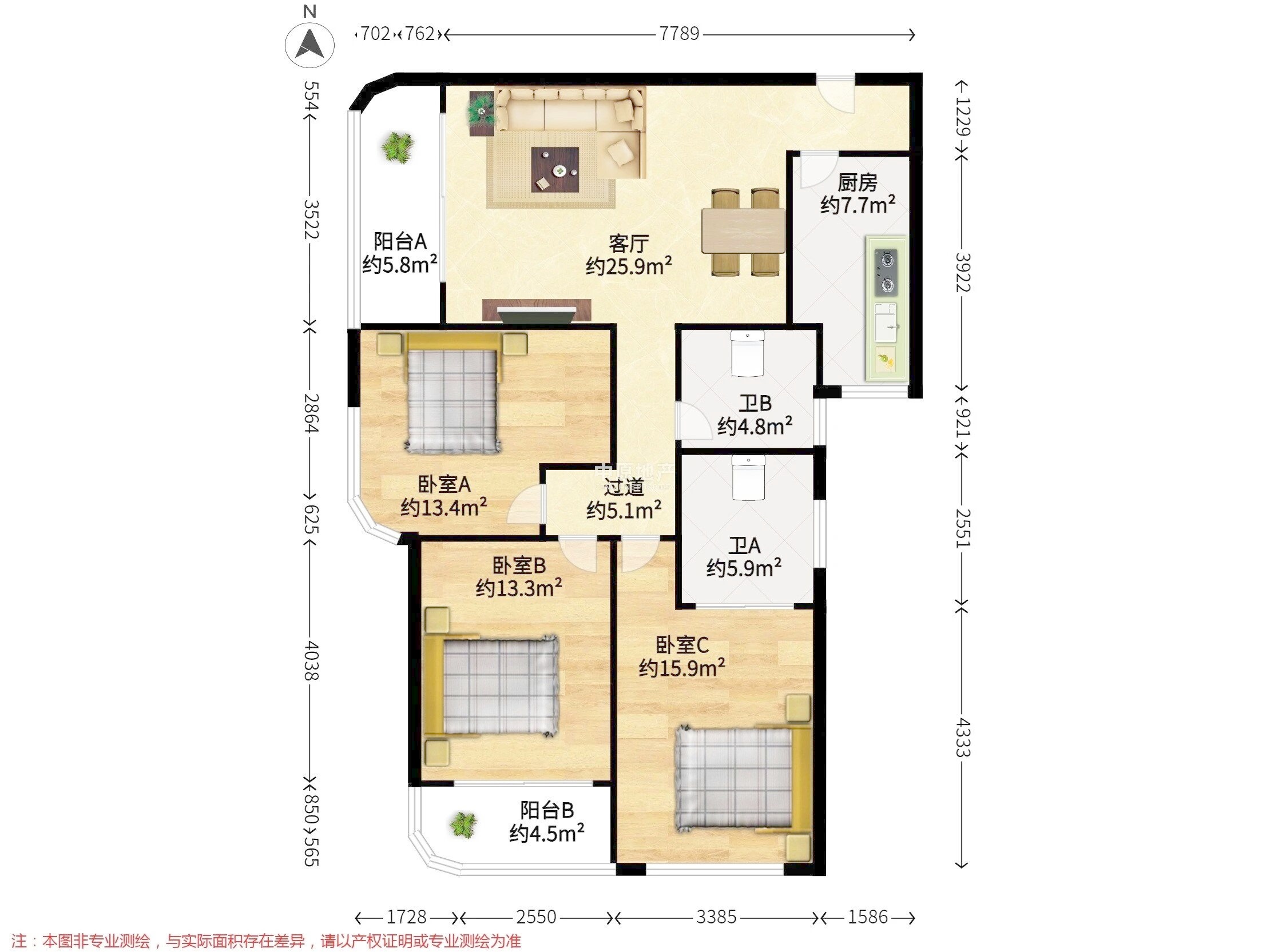 上海汇景苑二手房房源图片