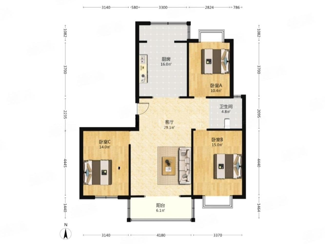 上海长春新苑二手房房源图片