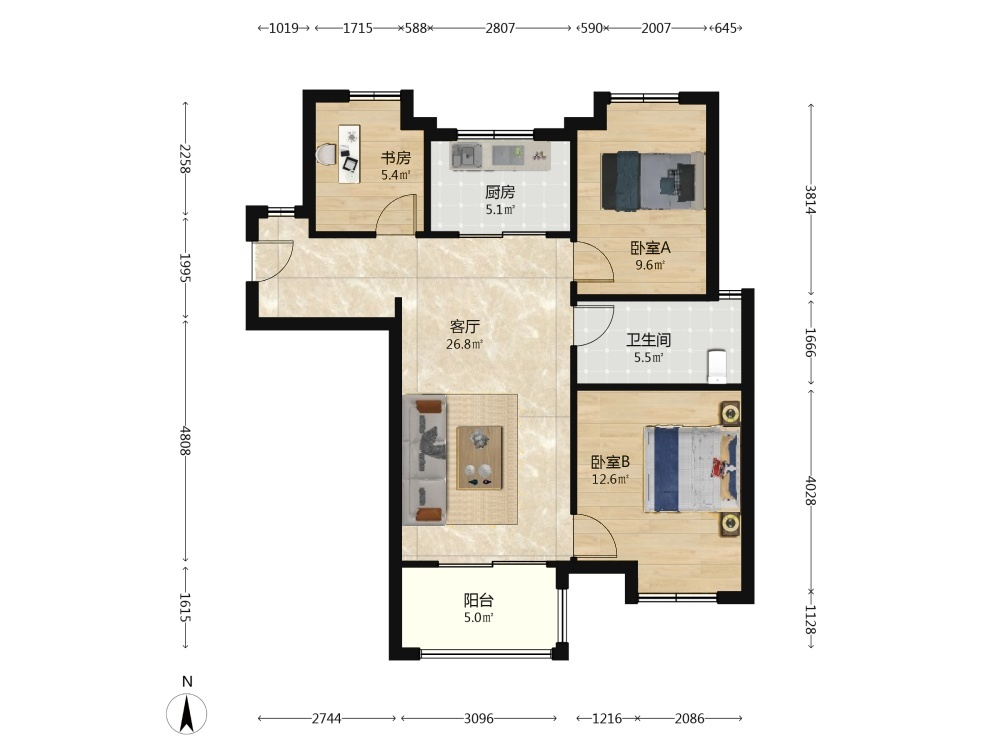 上海万科金色领域二手房房源图片