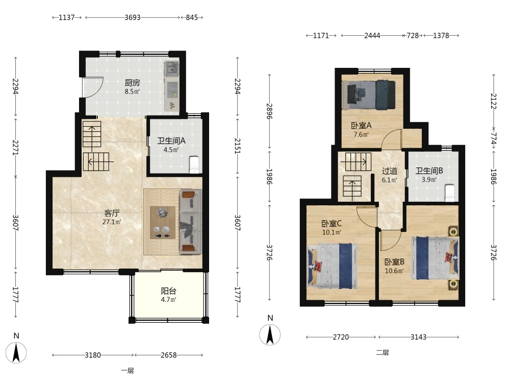 上海万科悦城二手房房源图片