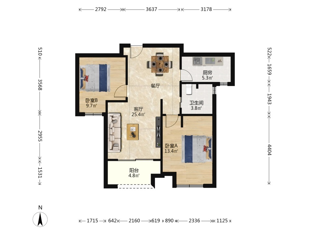 上海新城悠活城二手房房源图片