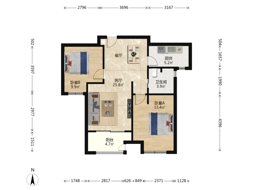上海新城悠活城二手房房源图片