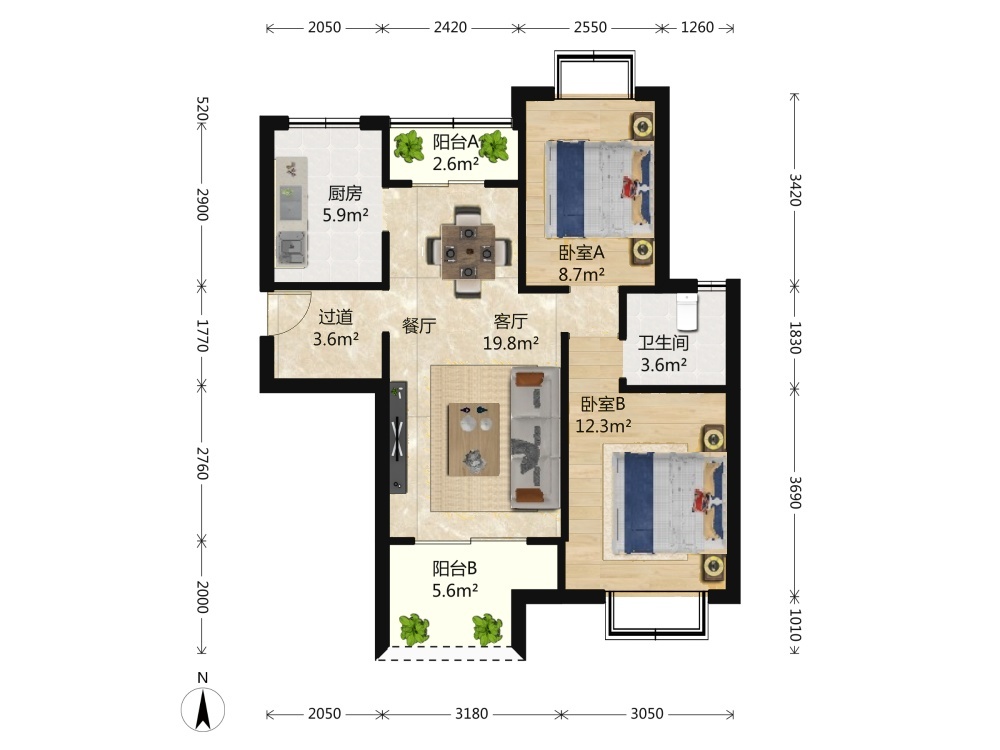 上海新城悠活城二手房房源图片
