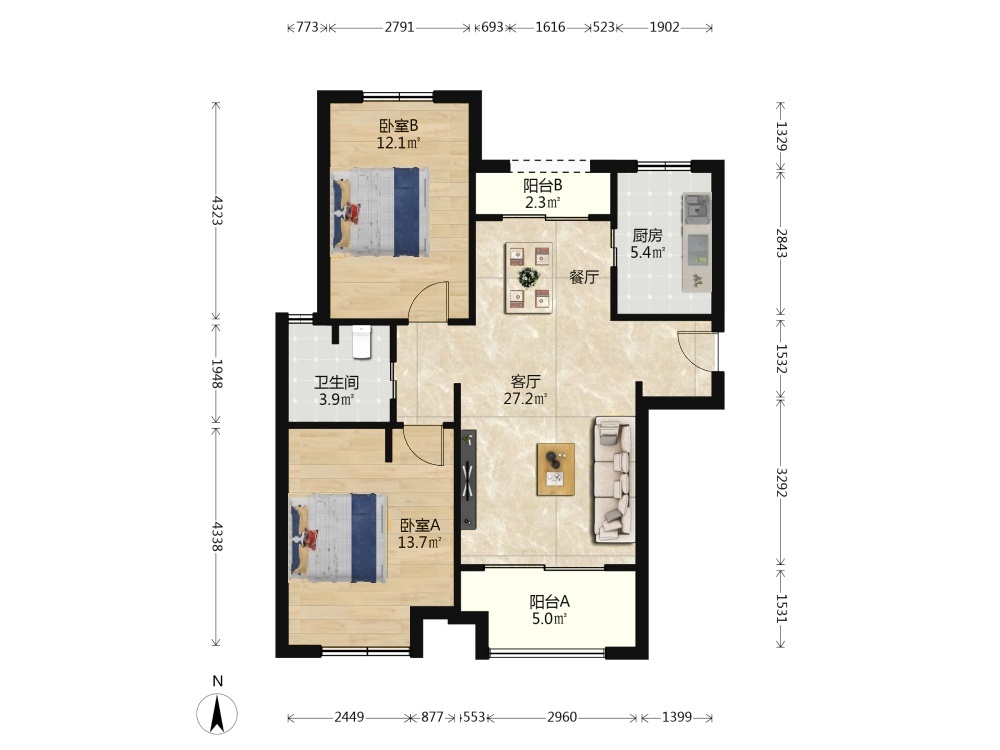 上海新城悠活城二手房房源图片