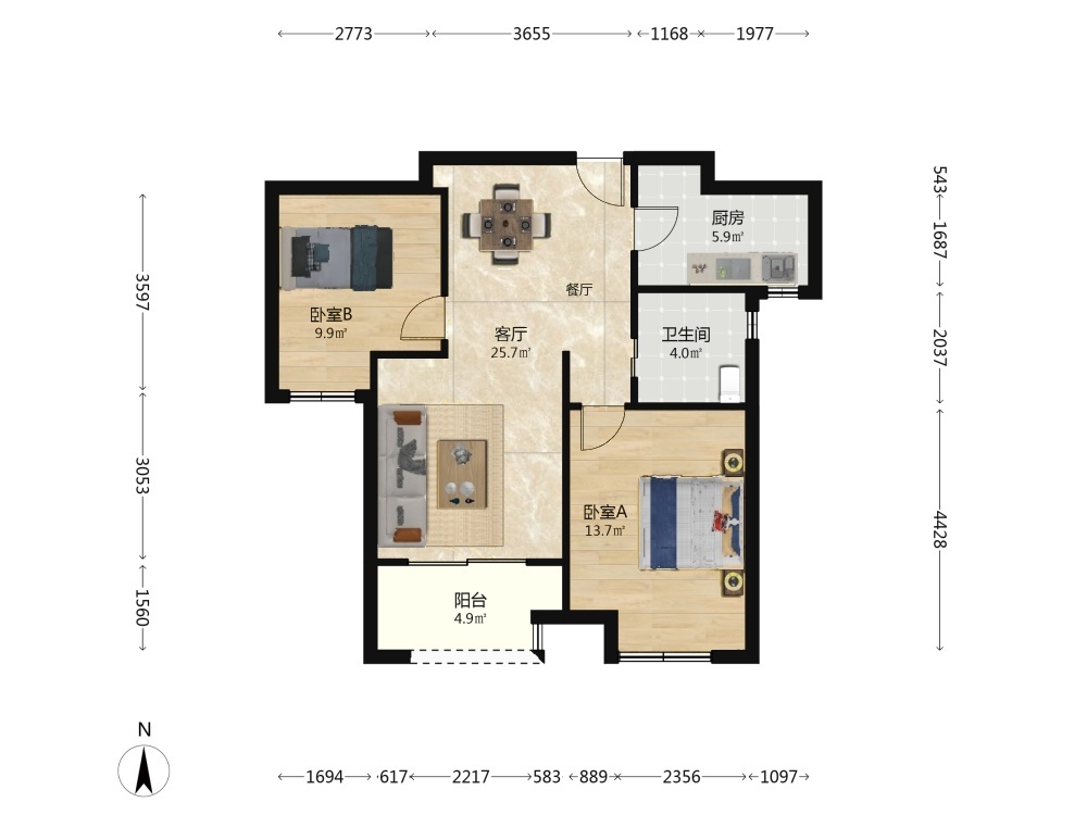 上海新城悠活城二手房房源图片