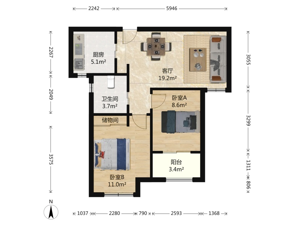 上海新城悠活城二手房房源图片