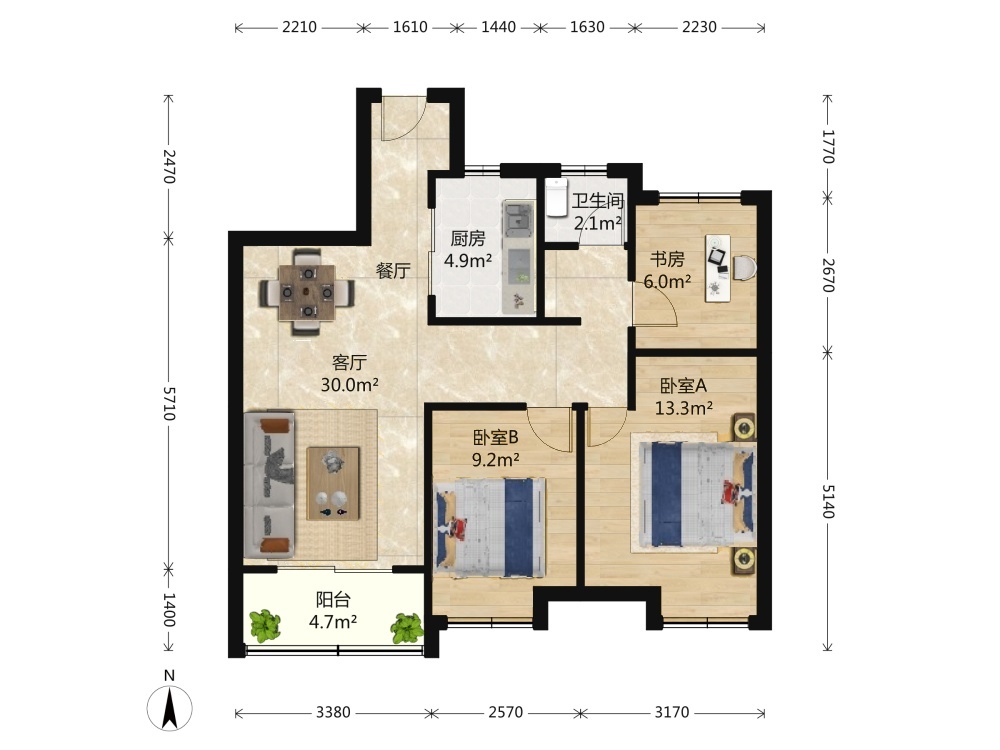 上海万科金色领域二手房房源图片