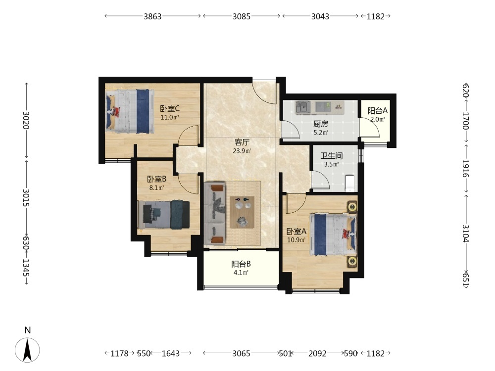 上海合景叠翠峰二期二手房房源图片