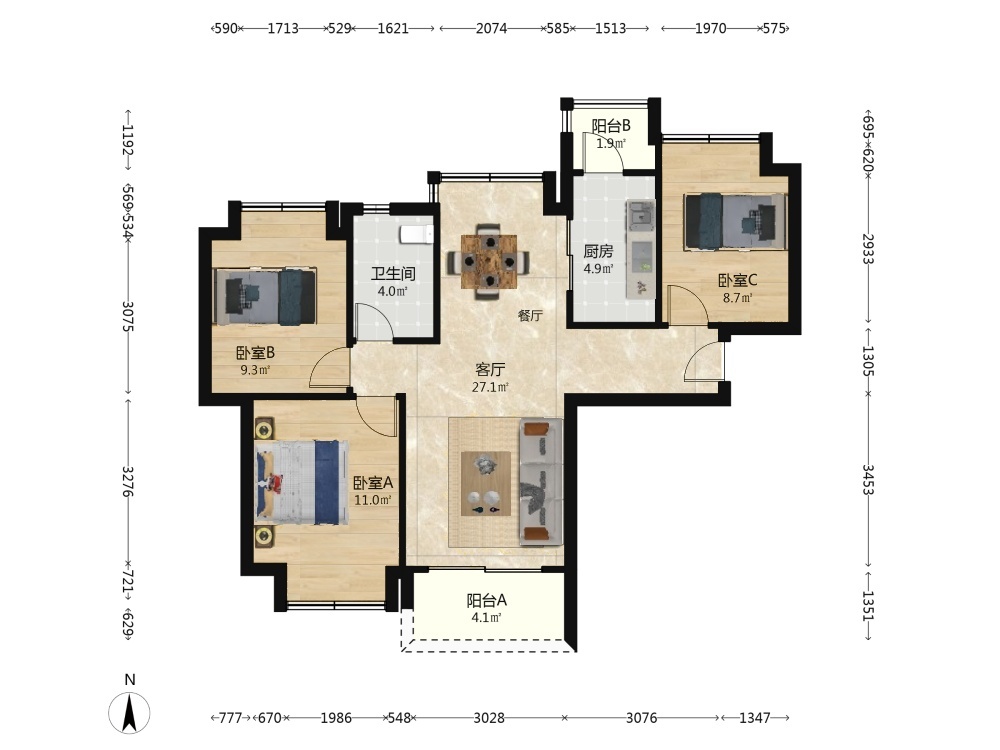上海合景叠翠峰二期二手房房源图片