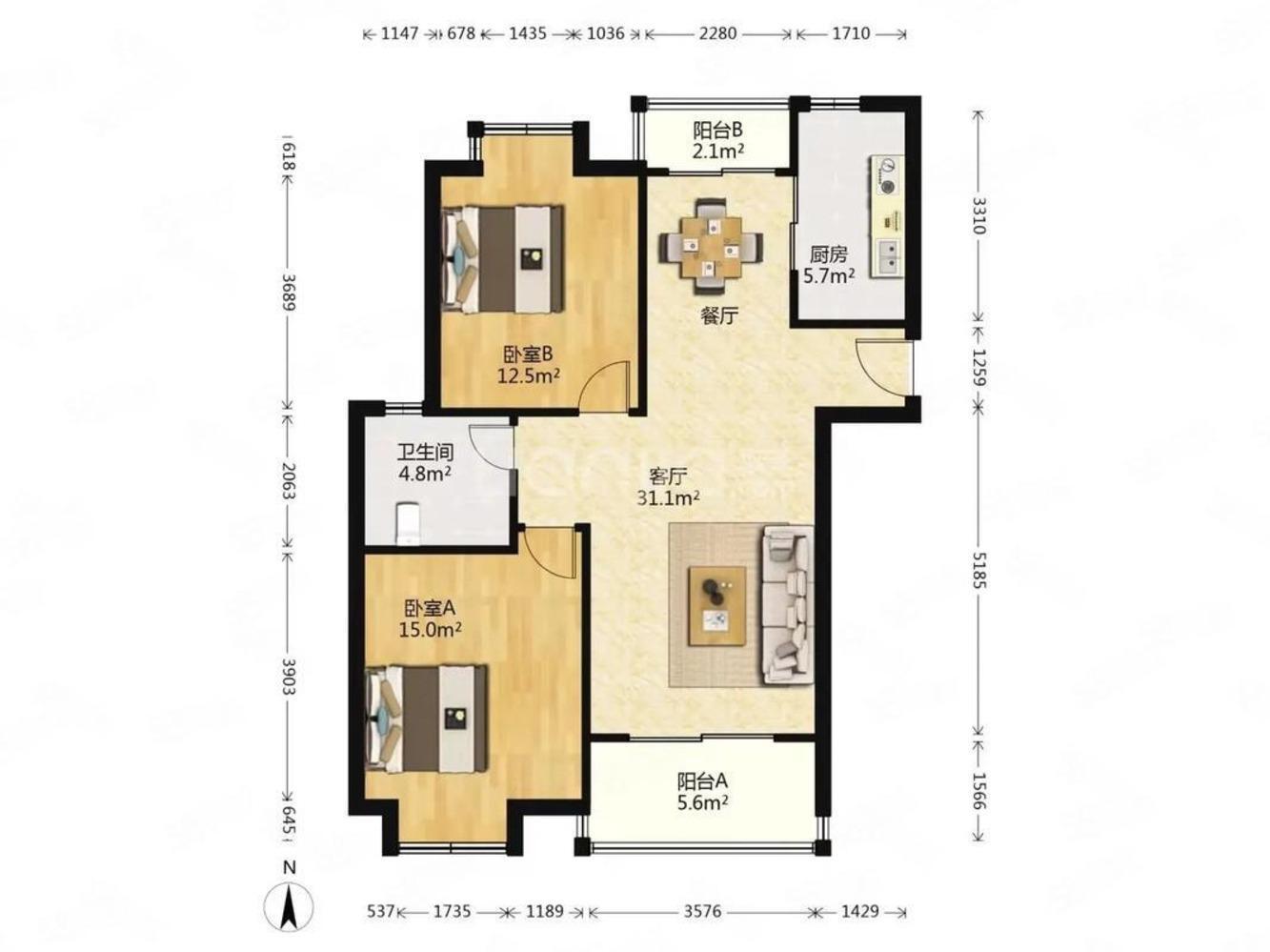 上海阳光花城(公寓住宅)二手房房源图片
