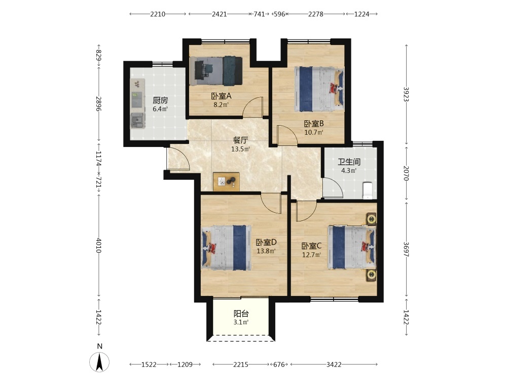 上海保利海上五月花二手房房源图片