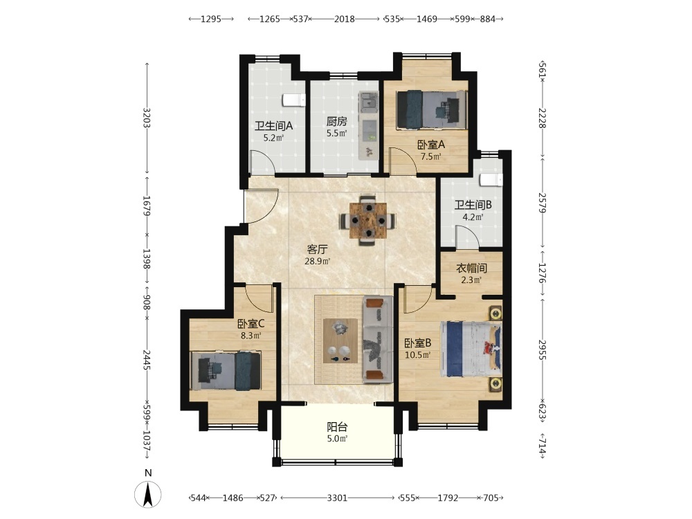 上海路劲悦茂府二手房房源图片