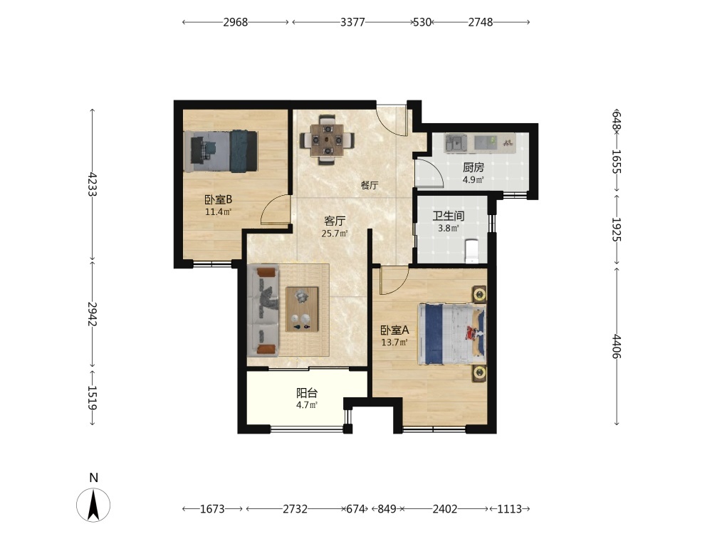 上海新城悠活城二手房房源图片
