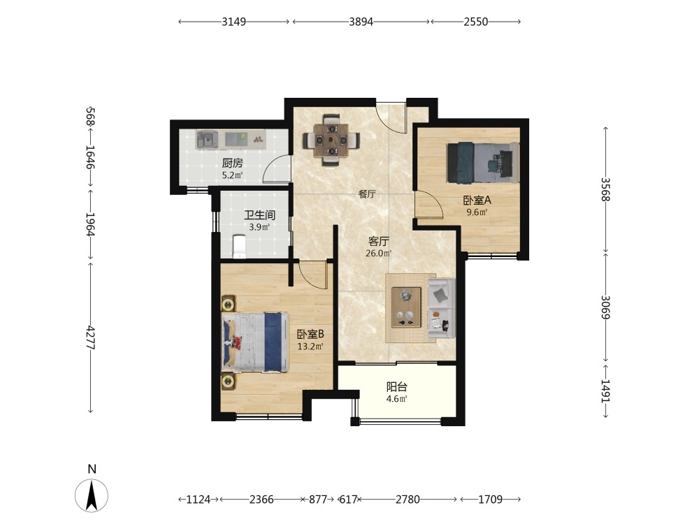 上海新城悠活城二手房房源图片