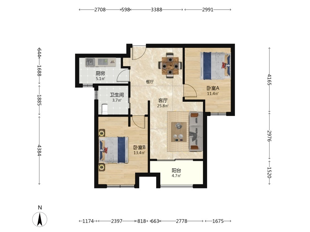上海新城悠活城(东区)二手房房源图片