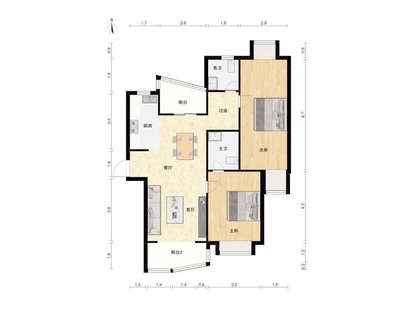 上海思南新苑二手房房源图片