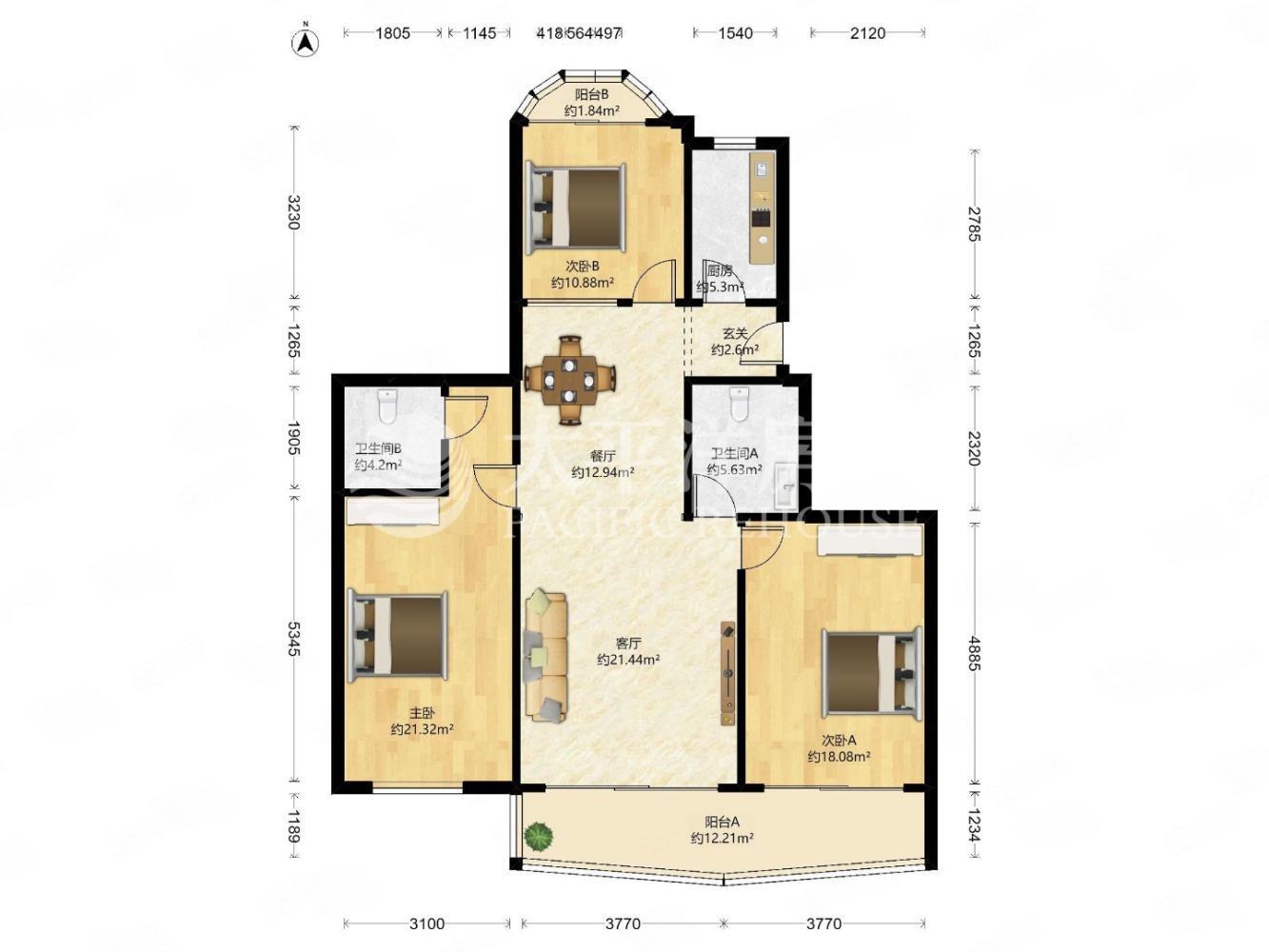 上海徐家汇花园二手房房源图片
