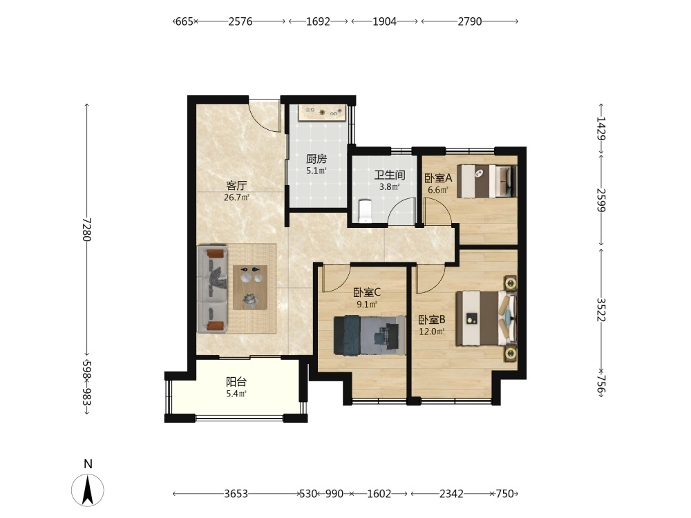 上海绿地天呈二手房房源图片