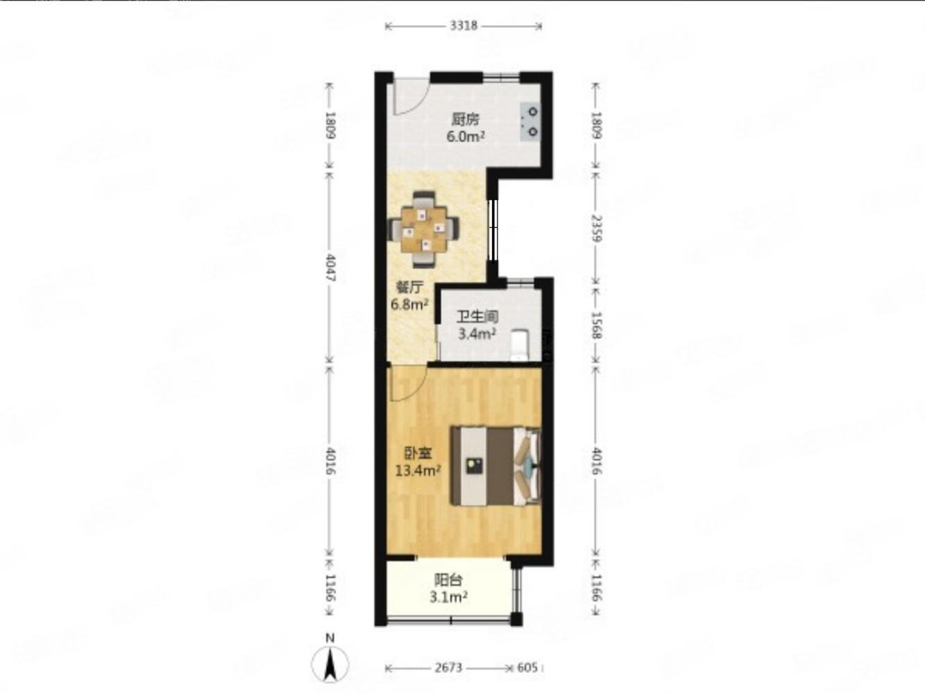 上海杨北中心村(南区)二手房房源图片