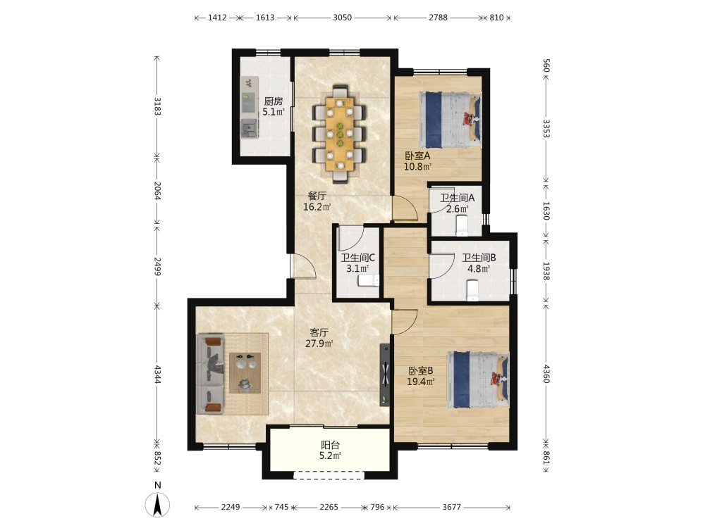 上海森兰壹公馆二手房房源图片