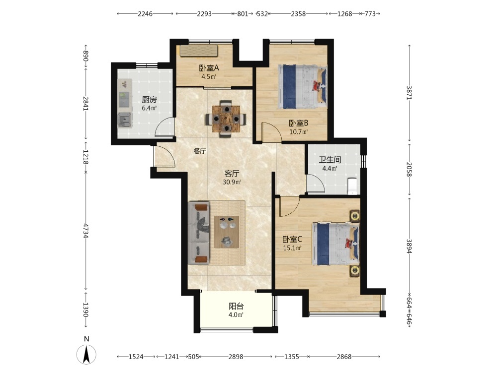 上海保利海上五月花二手房房源图片