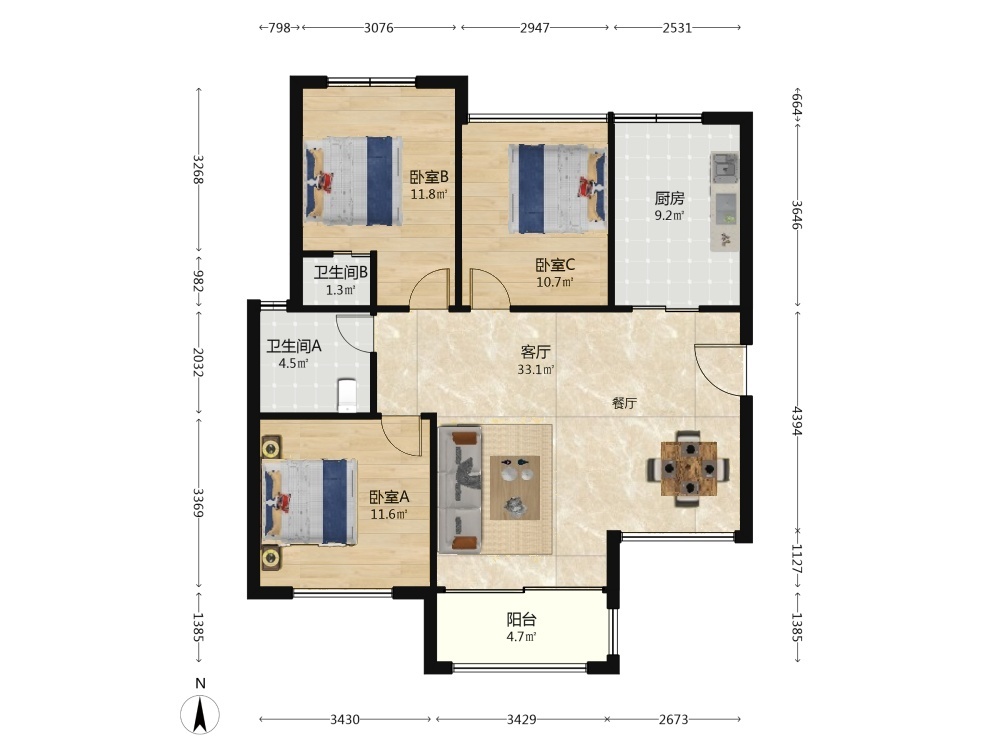 上海保利海上五月花二手房房源图片
