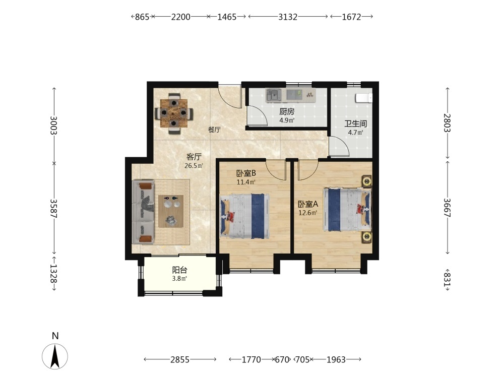 上海大成名庭二手房房源图片