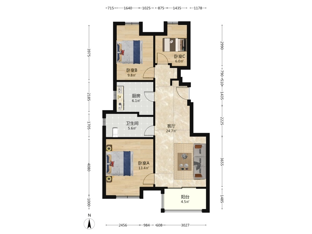上海万科金色领域二手房房源图片