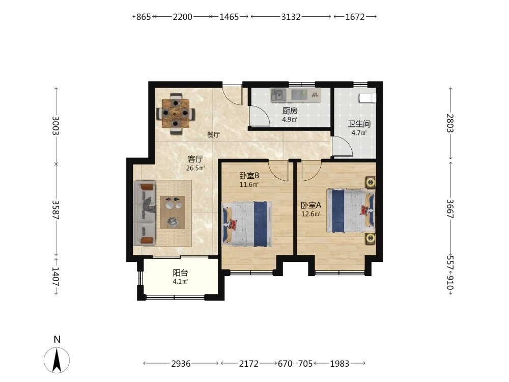 上海大成名庭二手房房源图片