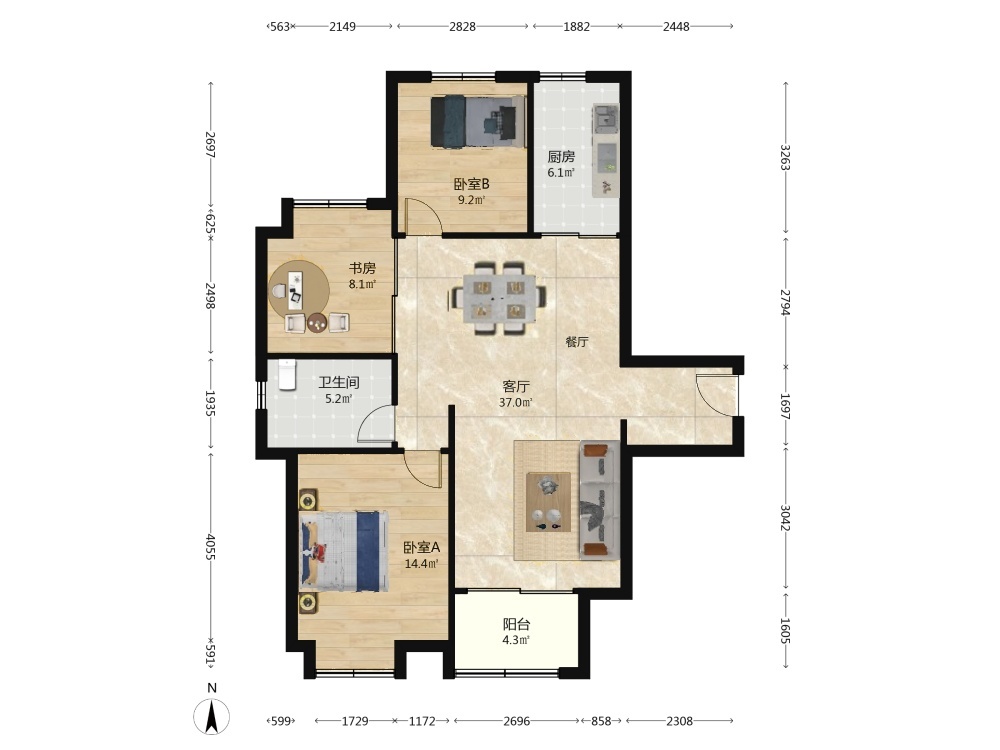 上海大成名庭二手房房源图片