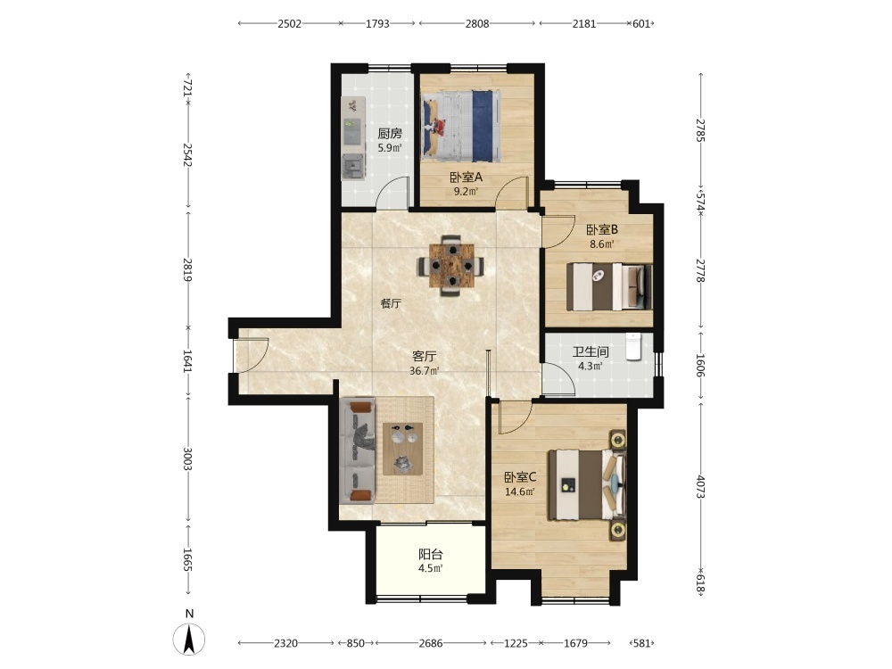 上海大成名庭二手房房源图片