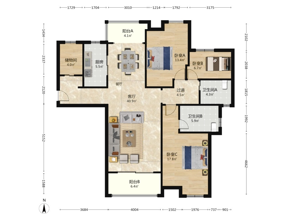 上海步阳御江金都二手房房源图片