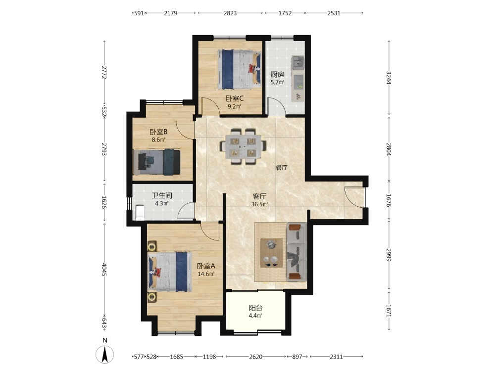 上海大成名庭二手房房源图片