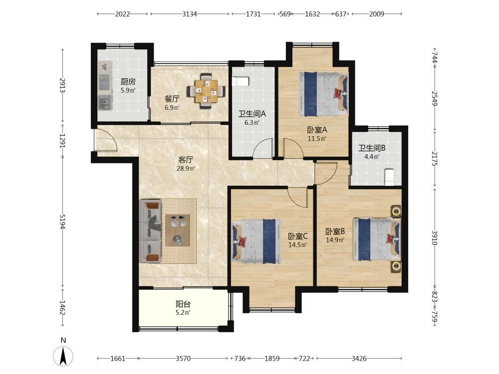 上海汇丰凯苑二手房房源图片