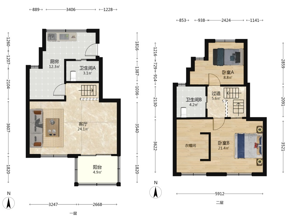 上海万科悦城二手房房源图片