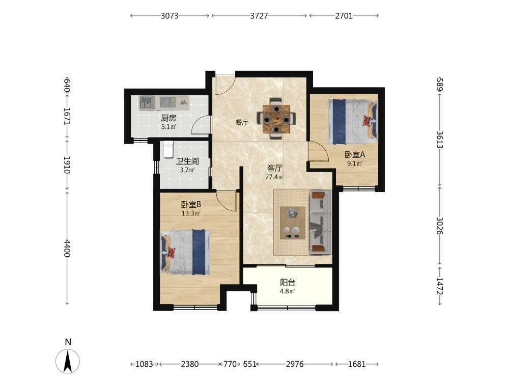 上海新城金郡(二期北区)二手房房源图片