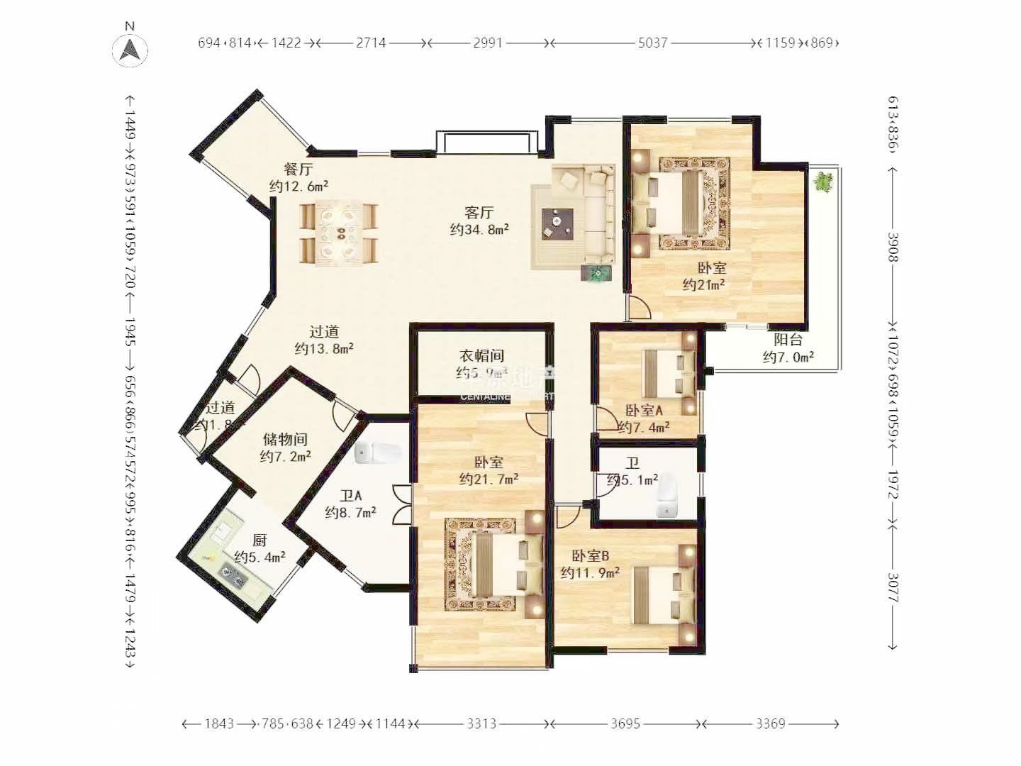 上海东方曼哈顿世纪豪庭二手房房源图片