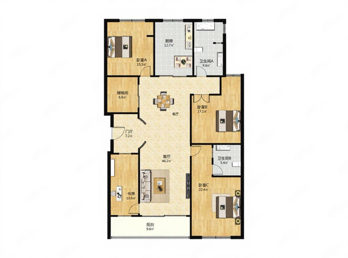 上海中福城三期北楼二手房房源图片