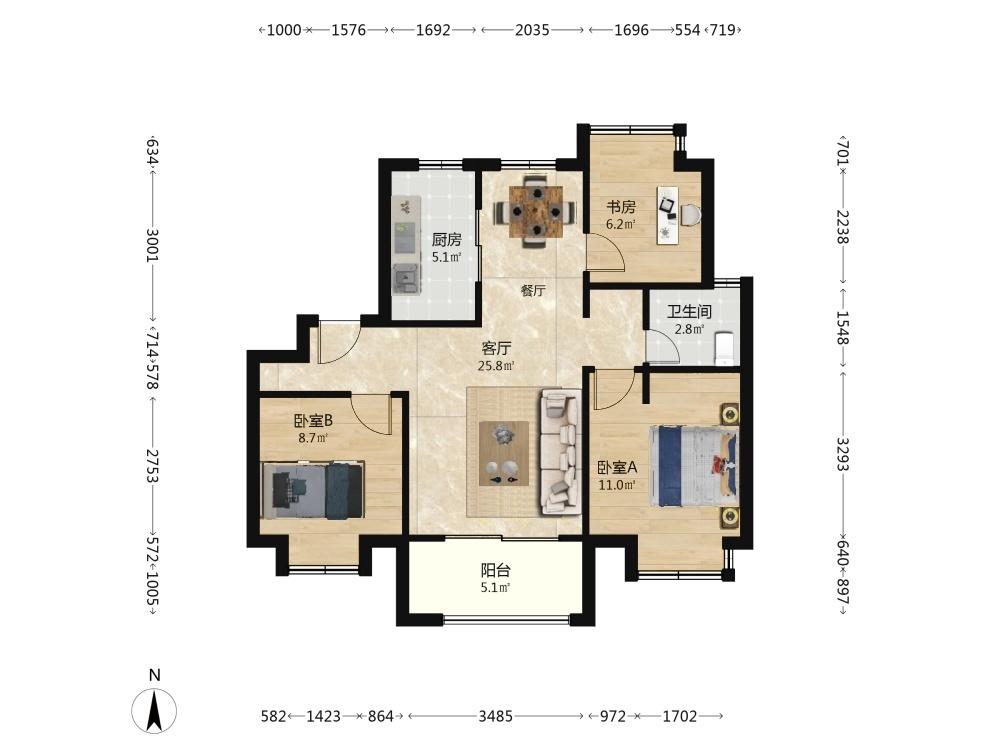 上海禹洲丁香里二手房房源图片