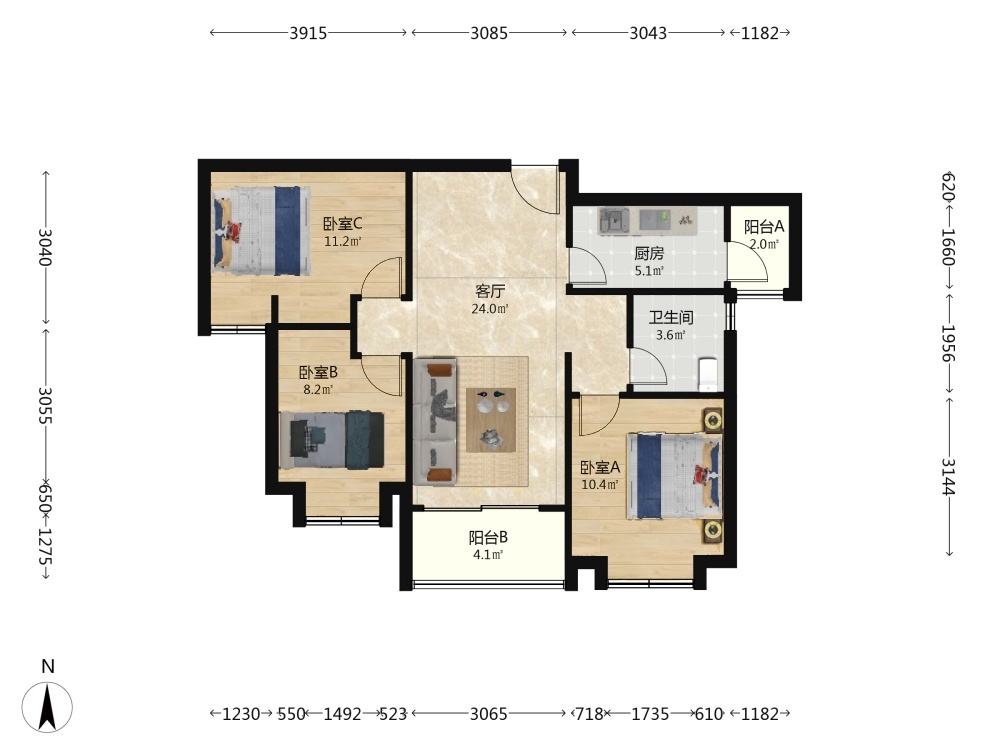 上海合景叠翠峰二期二手房房源图片