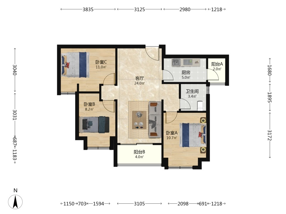 上海合景叠翠峰二期二手房房源图片