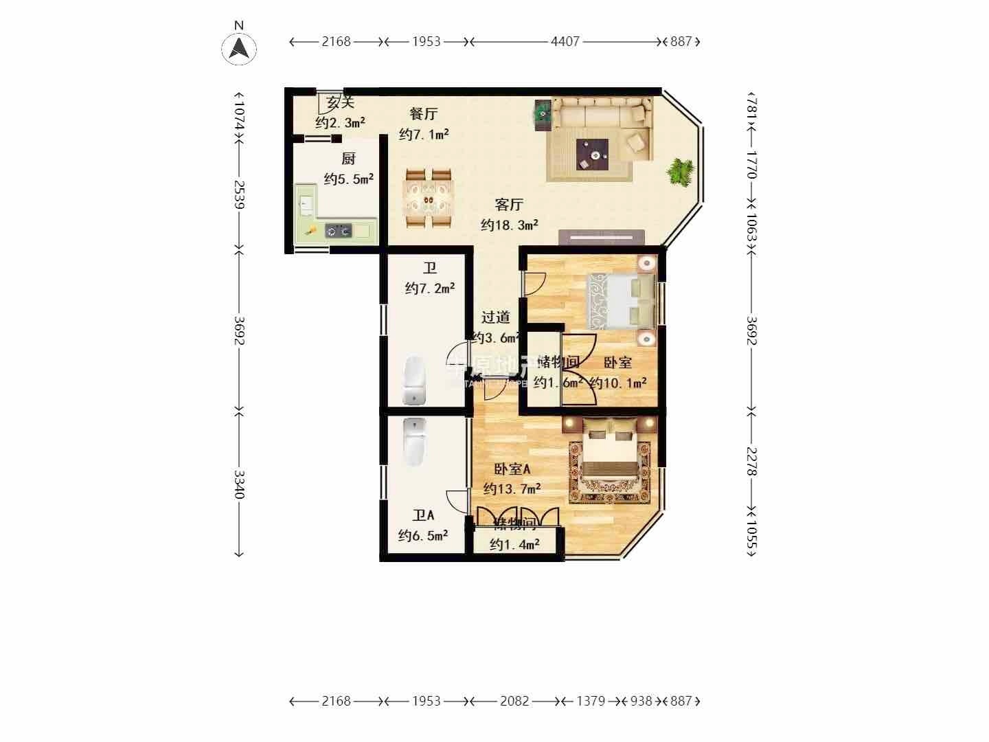 上海四方新城二手房房源图片
